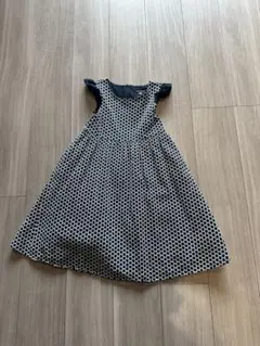 BeBe ドット柄 ノースリーブワンピース 130