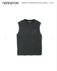 nonnative DWELLER N/S TEE PIGMENT DYE 墨③のサムネイル