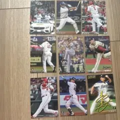 カルビー プロ野球チップス カード 8枚セット