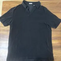 CLOTHET スピンプラチナム マイクロパイル スキッパー ポロシャツ 