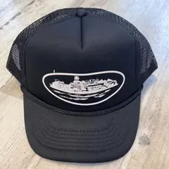 Corteiz Alcatraz Mesh Trucker Cap Black