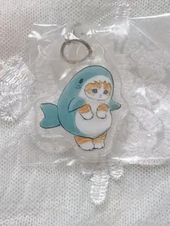 モフサンド　サメにゃん　ペコリ　めじるしアクセサリー　めじるしチャーム