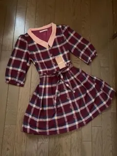 ダズリン シャツワンピース 新品 チェック柄ワンピース
