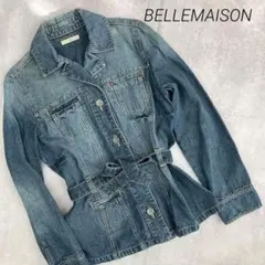 ベルメゾン　デニムジャケット　アウター　ジージャン　ブルー　ｓ　小さめサイズ