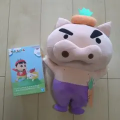 クレヨンしんちゃん　ビネットフィギュア　ぶりぶりざえもんぬいぐるみ　２点セット