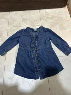 babyGap デニム　長袖　ワンピース 18-24ヶ月　ギャップ　春
