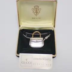 グッチ バンブー バッグ型 チャーム キーリング　GUCCI キーホルダー
