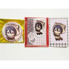 文豪ストレイドッグス フョードル 東武動物公園 缶バッジ アクスタ ポラショット