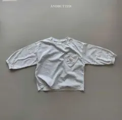 韓国子供服　and butter トップス　ロンt Lサイズ