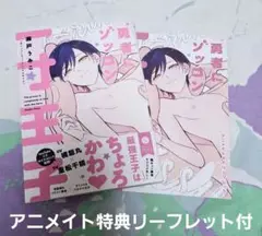 勇者にゾッコン一寸王子　瀬戸うみこ　アニメイト特典リーフレット付　BL新刊