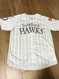 ソフトバンク　新品応援ユニフォームL 白＆グレーのサムネイル