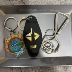 HUF キーホルダー 3点セット