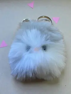 シマエナガ ふわふわ ぬいぐるみキーホルダー