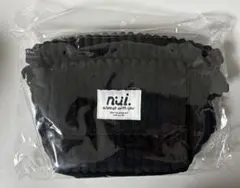 nui. コーデュロイ ショルダーバッグ ブラック
