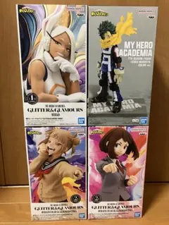 僕のヒーローアカデミア　フィギュア４種