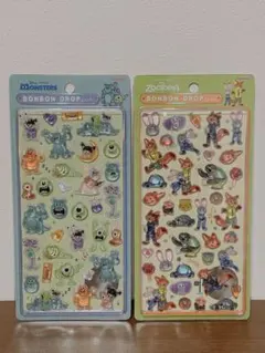 【正規品】ボンボンドロップシールズートピア　モンスターズインク　２枚セット