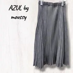 アズールバイマウジー　moussy チェック柄 プリーツスカート ロング丈のサムネイル