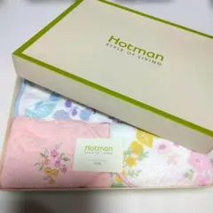 Hotman タオルセット 花柄刺繍