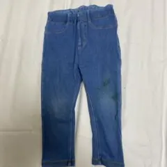 デニムブルー ストレッチパンツ 90cm