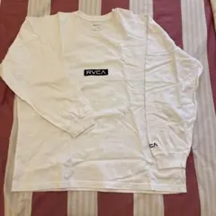 美品　RVCA ルーカ 長袖Tシャツ ホワイト Lのサムネイル