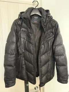 【美品】マイクロスウェードダウンブルゾン NICOLE CLUB FOR MEN