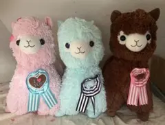アルパカ　ぬいぐるみ 3体セット