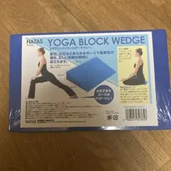 HATAS ヨガブロック ヨガブロックウエッジ ダークブルー