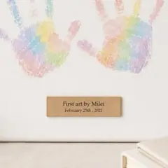 【名入れ】本革 アートタグ First Art Tag 誕生日記念　ウェディングのサムネイル
