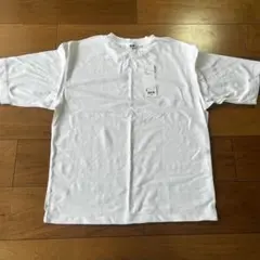 ユニクロ エアリズムコットンオーバーサイズTシャツ (5分袖)白 M
