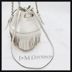 J&M Davidson カーニバル 2WAYハンド ショルダー バッグ 白