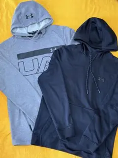 【2点セット】UNDER ARMOR/薄手 パーカー SM
