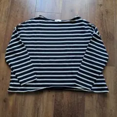 earth music&ecology 七分袖 ボーダー　トップス