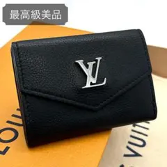 【最高級美品】ルイヴィトン ポルトフォイユ ロックミニ ノワール 三つ折り財布