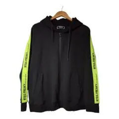 アダムスジャグラー パーカー RTEG ネオンテープ XL
