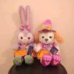 香港ディズニーハロウィーン　クッキーアン　ステラルーぬいぐるみ