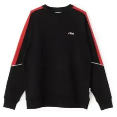 FILA フィラ クルーネックトレーナー ブラック L