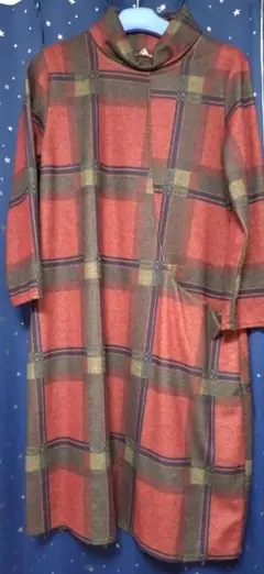 チェックワンピース　XXL