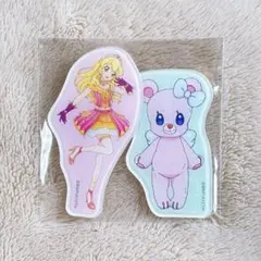 アイカツ アクリルピースステッカー 星宮いちご エンジェリーベア