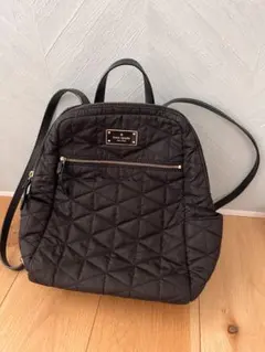 kate spade ブラック ナイロン リュック
