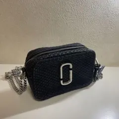 MARC JACOBS ブラックショルダーバッグ　マークジェイコブス　ブラック