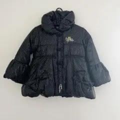 Vanity Vanilla ドット柄 ダウンコート 130cm