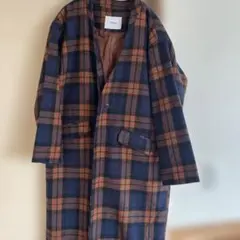 titivateチェック柄コート