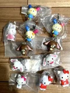 サンリオ　めじるしアクセサリー　1&2 キティ　ウサハナ他　11点　まとめ売り