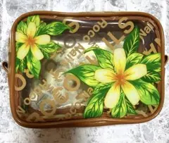 ROCO NAILS ロコネイル ポーチ クリア 花柄のサムネイル