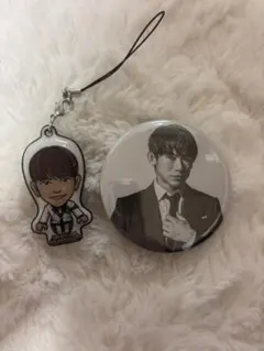 三代目 EXILE NAOTO 缶バッジ＆スマホクリーナー