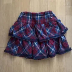 メゾピアノ キュロット チェック柄 130