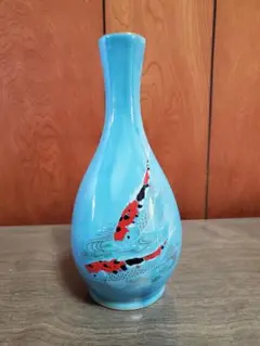 工芸ガラス　マルティ―グラス　鯉の置物　一輪挿し　花瓶　オブジェ　インテリア 工芸ガラス マルティ―グラス 鯉の置物 一輪挿し 花瓶 オブジェ