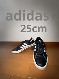 adidas アディコート 黒レザー 25cm サンバ好きに刺さる廃盤モデル