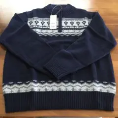 ミルキーさん専用　シンプルライフ　メンズ　ハーフジップセーターL