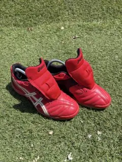 asics 赤 安全靴 ベルクロストラップ CP308 CP216 28cm - メルカリ